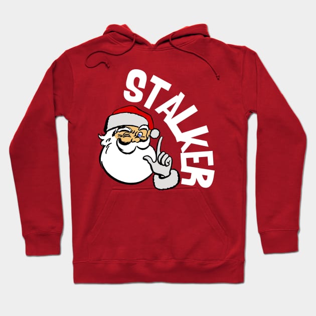 Santa Stalker Hoodie by PopCultureShirts